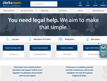 Tablet Screenshot of clerksroom.com